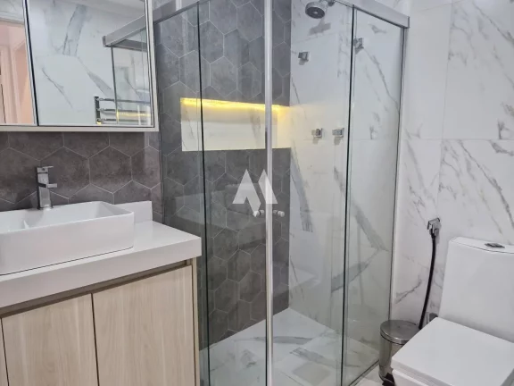 Imagem Flat de luxo com serviços de hotelaria completa no Gonzaga em Santos/sp.