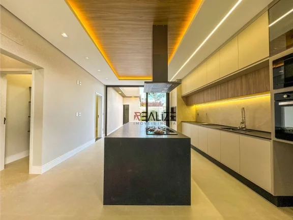 Imagem Casa Térrea Alto Padrão em Condomínio Nobre de Indaiatuba – 4 Suítes