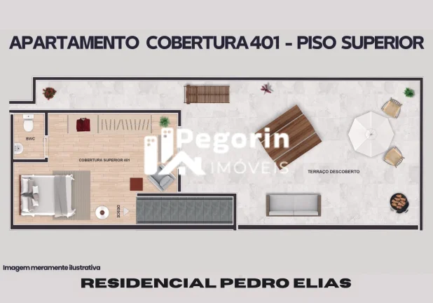 Imagem Apartamento 03 quartos com suíte em Centro, Pinhais/PR