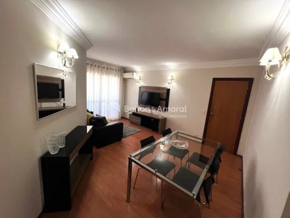 Imagem Apartamento Mobiliado para venda, Cambui em Campinas, andar alto, ar condicionado e vaga coberta
Um ...