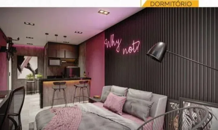 Imagem Studio à venda, no Collegiate Plus São João Del Rei, em São João Del Rei, Colinas del Rey, com 1 quarto, 22,17m2