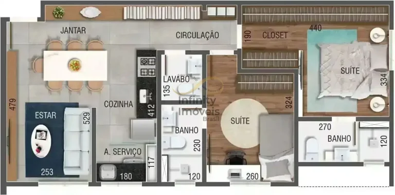 Imagem VISION LIVE SION - Apartamento à venda no bairro Sion - Belo Horizonte/MG