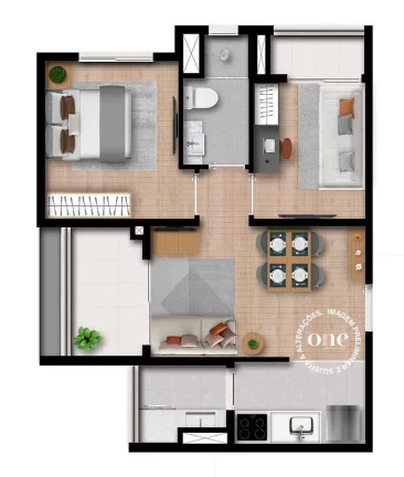 Imagem Apartamento com 1 Quarto à Venda, 29 m² em Brooklin Paulista - São Paulo