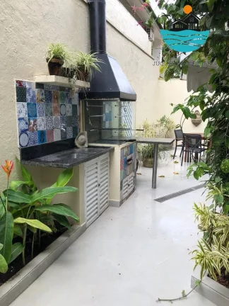 Imagem Aluguel de temporada em Juquehy - Condomínio Pé na Areia. com 4 dormitórios, 2 suítes c/ vista ao mar, 2 vagas e max. 8 pessoas | Juquehy Imobiliária