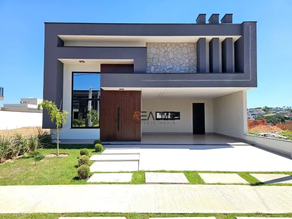 Imagem Casa com 3 suítes e quintal à venda, 186 m² por R$ 1.650.000 - Condomínio Park Gran Reserve - Indaiatuba/SP