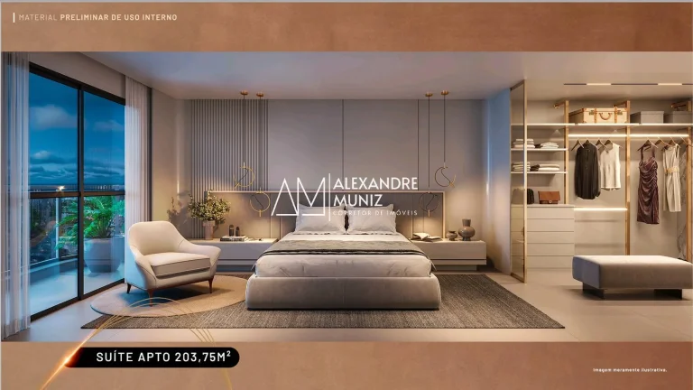 Imagem Casa Boris Meireles, Lançamento, Apartamentos à Venda Meireles, 4 suítes.