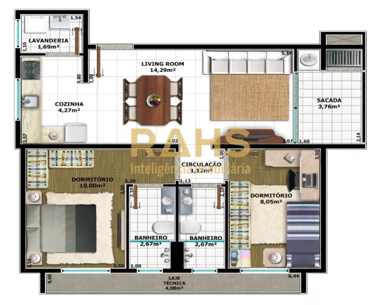 Imagem O Empreendimento fica localizado no bairro Iririú, próximo de vários pontos comerciais, escolas e...