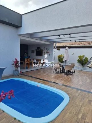 Imagem Casa linear de 4 quartos, com closet e piscina, em terreno de 448m² no Boulevard Lagoa Residence