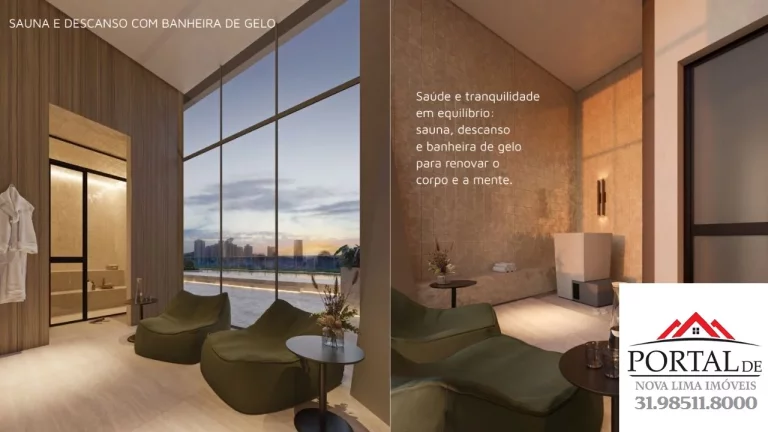 Imagem Lançamento de apartamentos com 1 ou 2 suítes no Vale do Sereno em Nova Lima