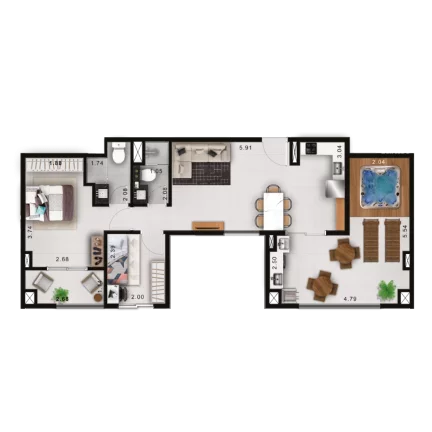 Imagem APARTAMENTO RESIDENCIAL em São Paulo - SP, Cidade Patriarca
