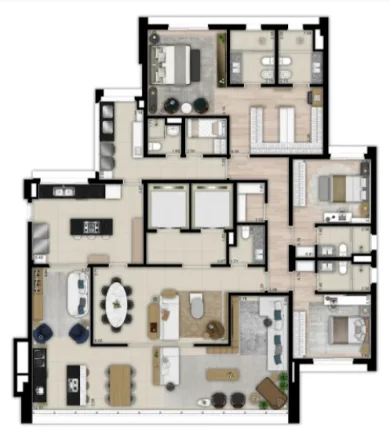 Imagem Um projeto inspirado na grandiosidade de São Paulo, com vista espetacular e localizado na esquina m...