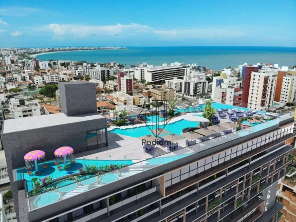 Imagem Flats studio com varanda / sacada a 460m da praia do Bessa - FL0541