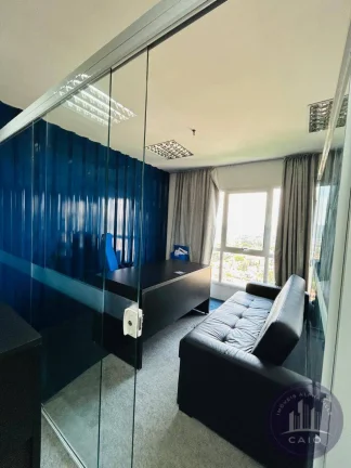 Imagem Sala mobiliada com 53 m² para aluguel por R$ 5.000,00 - Alphaville/SP