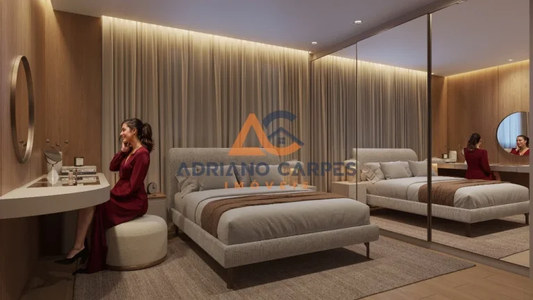 Imagem Apartamento com 2 dormitórios suítes, quadra mar no Bairro Gravatá em Navegantes Adriano Carpes Imóveis vende