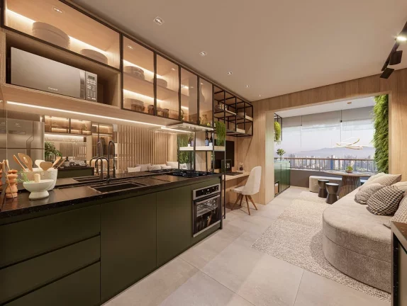 Imagem Apartamento Garden à venda em São Paulo, Perdizes, com 1 quarto, 44,52m2