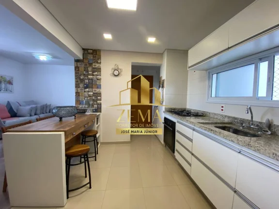 Imagem Apto 03 dorms, 100m2, Condomínio Completo, Ex. Padrão. Varanda Churrasquei