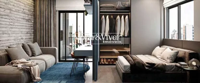 Imagem Studio para Venda em Curitiba, Água Verde, 1 dormitório, 1 banheiro