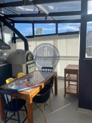 Imagem Excelente cobertura de 3 quartos na Cidade Monções, São Paulo-SP: 1 suíte, 2 banheiros, 1 vaga de garagem, 110m².