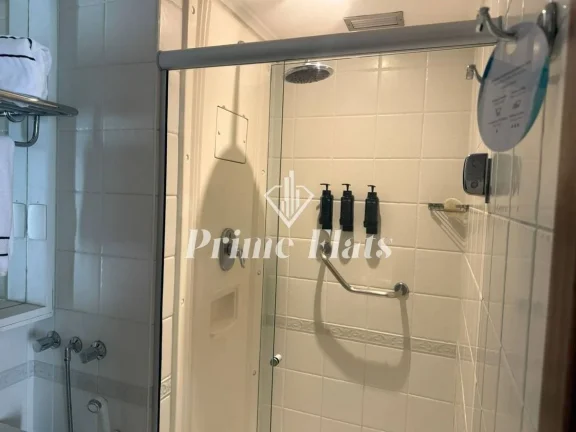 Imagem Flat disponível para venda no Meliá Jardim Europa no Itaim Bibi, com 35m², 1 dormitório e 1 vaga de garagem