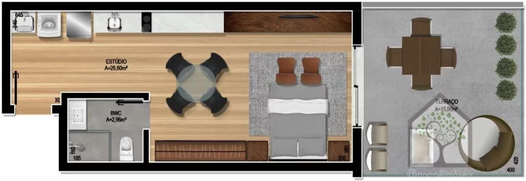 Foto do imóvel: Studio com excelente localização no Centro de Florianópolis