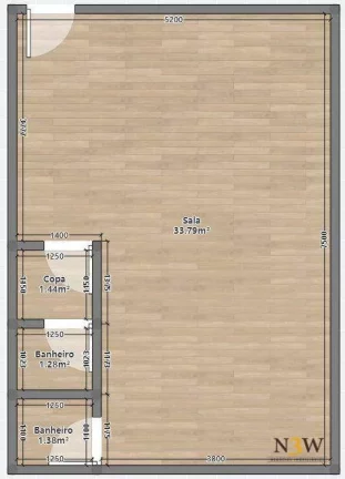 Imagem Sala, 45 m² - venda por R$ 265.000,00 ou aluguel por R$ 2.459,22/mês - Vila Leopoldina - São Paulo/SP