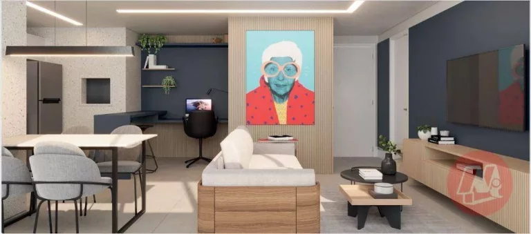 Imagem Studios e apartamentos no Jardim Botânico com infraestrutura.