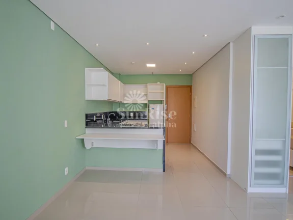 Imagem Apartamento semi-mobiliado para alugar em Alphaville com 1 quartos e 1 vagas 45 m² por R$ Link Studios - Santana de Parnaíba/SP