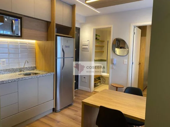 Imagem Apartamento com 2 dormitórios para alugar, 33 m² por R$ 4.900,67/mês - Brooklin - São Paulo/SP
