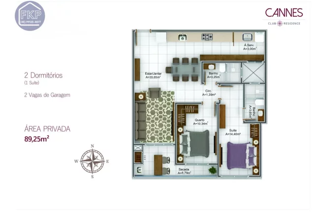 Imagem Apartamento 2 dormitórios!