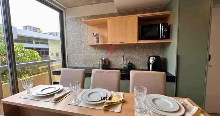 Imagem Vende-se flat mobiliado, pronto para rentabilizar na beira-mar do Cabo Branco