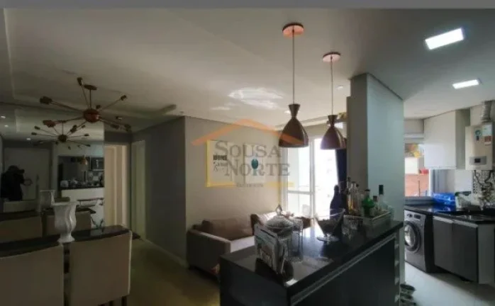 Imagem Apartamento com 55 m², composto por 2 dormitórios, sendo 1 suíte, além de 2 banheiros (social e ...