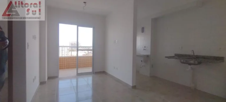 Imagem Imóvel à venda em Praia Grande-SP, Boqueirão: 2 quartos, 1 suíte, 1 sala, 2 banheiros, 1 vaga, 60m². Confira!