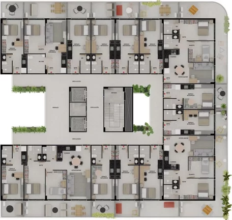 Imagem Flat à venda, 54 m² por R$ 756.644,89 - Bessa - João Pessoa/PB