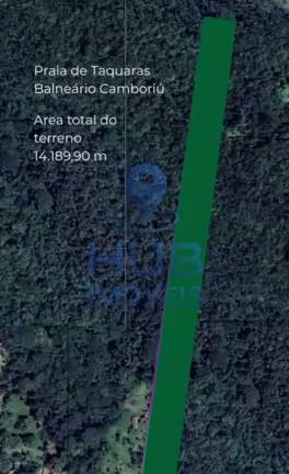 Imagem Exclusivo Terreno​ 14.189,90 m2 na Praia de Taquaras​ com vista mar em Balneário Camboriú