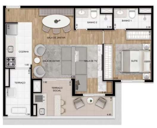 Imagem APARTAMENTO RESIDENCIAL em São Paulo - SP, Vila Cruzeiro