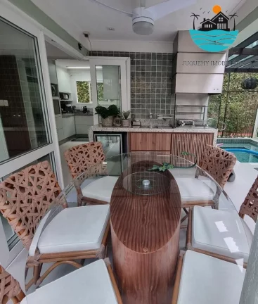 Imagem Aluguel de Casa em Juquehy para Temporada com, 4 dormitórios, 2 suítes, 60m da praia - Acomodação máx. 8 pessoas | Juquehy Imobiliária