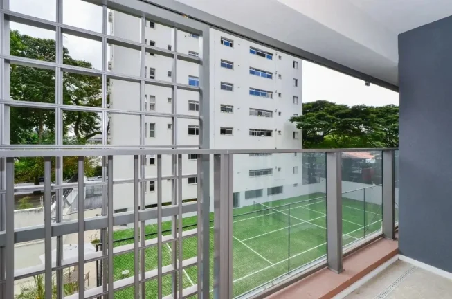 Imagem Studio 24M², 1Q, 1 Banheiro, Academia, Piscina, Churrasqueira, Salão de Festas, Espaço Gourmet, Lavanderia Coletiva, Coworking, Espaço Família.