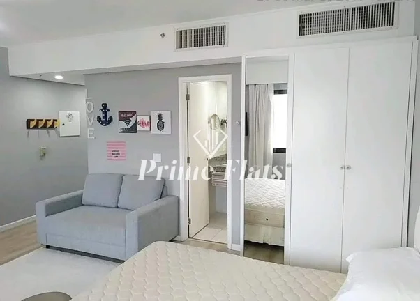 Imagem Flat disponível para venda no Hotel Slaviero Essential São Paulo Moema, com 26m², 1 dormitório e 1 vaga