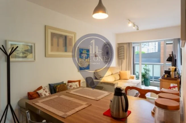 Imagem Apartamento à venda em São Paulo-SP, Pinheiros: 1 quarto, 1 sala, 1 banheiro, 1 vaga, 44m² de área
