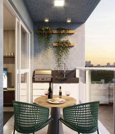 Imagem Apartamento térreo sem área privativa com varanda / sacada gourmet e área de lazer completa no bairro do Altiplano Cabo Branco - AP1774