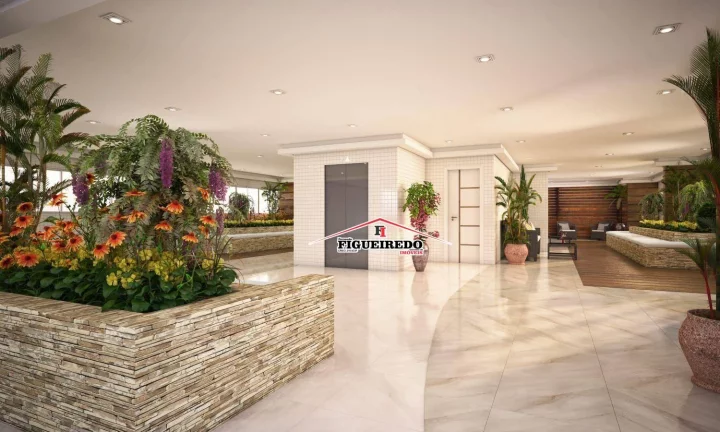 Imagem Apartamento à venda, 60 m² por R$ 438.000,00 - Boqueirão - Praia Grande/SP