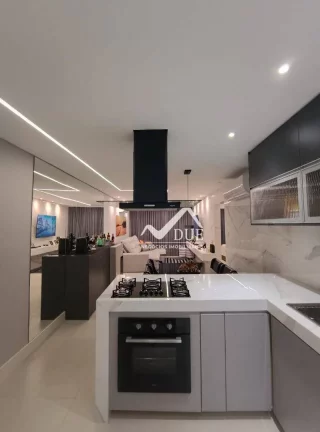 Imagem Apartamento porteira fechada com 2 dormitórios à venda, 89 m² por R$ 910.000 - Pompéia - Santos/SP