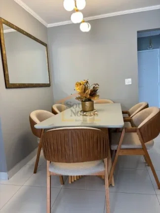 Imagem Apartamento totalmente reformado, com 65m², 3 quartos, sendo 2 conjugados e 1 suíte, sala para doi...