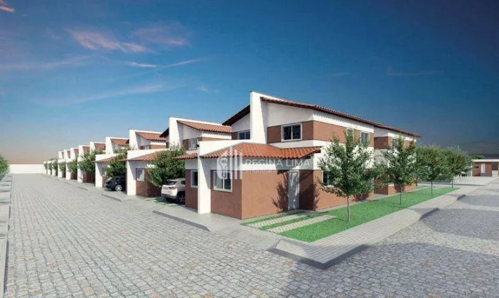 Imagem Casa duplex em construção, 2 dormitórios à venda por R$ 228.871,00 - Condomínio RESERVA ALVORADA - Cajueiro - Timon/MA