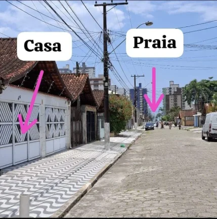 Imagem Casa para Venda em Praia Grande, Maracanã, 2 dormitórios, 1 suíte, 1 banheiro, 2 vagas