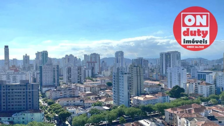 Imagem Apartamento 2 quartos à venda, 63 m² por R$ 832.000 - Embaré - Santos/SP