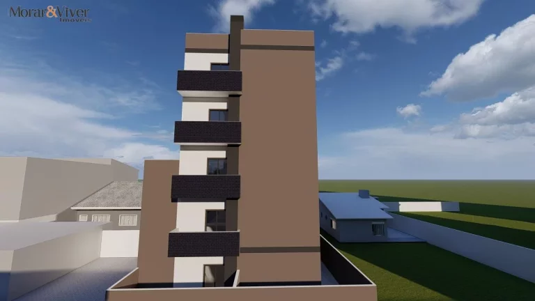 Imagem Apartamento para Venda em São José dos Pinhais, Cruzeiro, 2 dormitórios, 1 suíte, 2 banheiros, 1 vaga