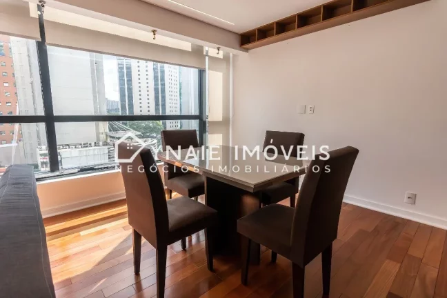 Imagem Apartamento para locação no Brooklin Paulista, São Paulo-SP - 1 quarto, 1 suíte, 1 vaga de garagem e 64m² de área!