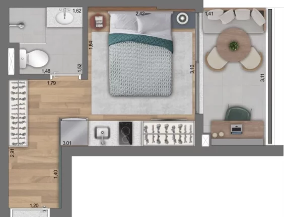 Imagem STUDIO RESIDENCIAL em São Paulo - SP, Paraíso