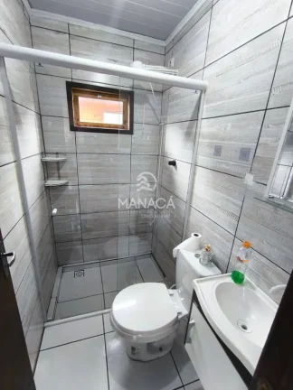 Imagem Kitnet de madeira com 32m² para alugar, 2 quartos, São Cristóvão em Barra Velha - SC